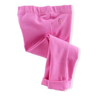 Ralph Lauren Cotton Jodhpur Legging Maui Pink 18m