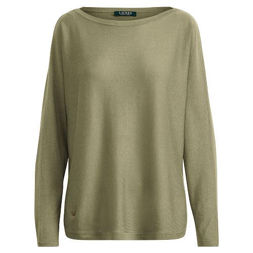 Ralph Lauren Lauren Modal-silk Boatneck Sweater