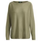 Ralph Lauren Lauren Modal-silk Boatneck Sweater