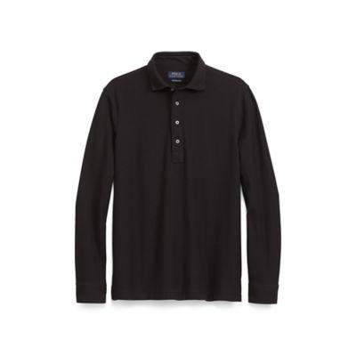 Ralph Lauren Classic Fit Piqu Shirt Polo Black
