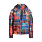 Ralph Lauren Patchwork Ripstop Down Jacket Base Camp Patchwork Red