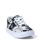 Ralph Lauren Hanford Canvas Low-top Sneaker Black Base Floral