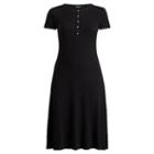 Ralph Lauren Lauren Woman Waffle-knit Cotton Midi Dress
