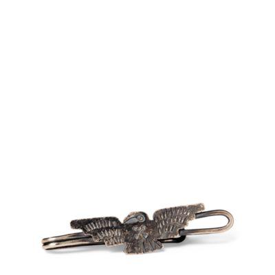Ralph Lauren Sterling Silver Bird Tie Clip Silver