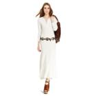 Polo Ralph Lauren Waffle-knit Henley Maxidress Nevis