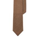 Polo Ralph Lauren Geometric Linen Narrow Tie Brown