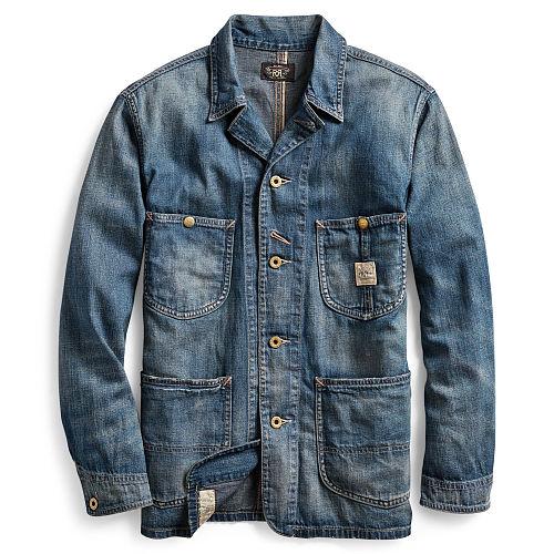 Ralph Lauren Rrl Denim Chore Coat