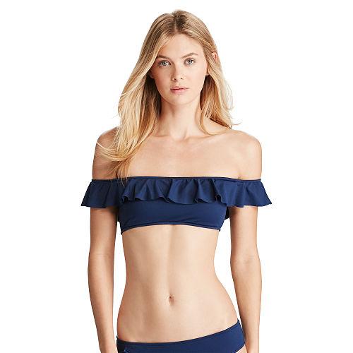 Polo Ralph Lauren Off-the-shoulder Bikini Top Nvy