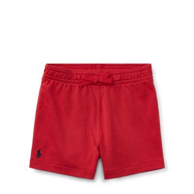 Ralph Lauren Cotton Interlock Short Red Flag 12m