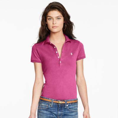 Ralph Lauren Women's Polo Shirt Baja Pink