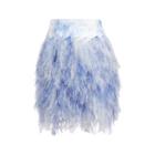 Ralph Lauren Fern Tulle Miniskirt Off White Multi