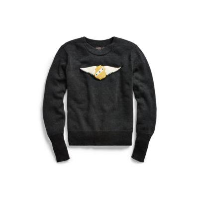 Ralph Lauren Indigo Cotton Sweater Black