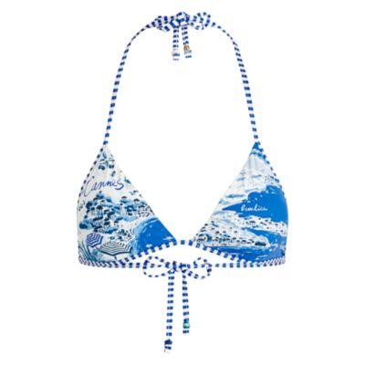 Ralph Lauren Reversible Triangle Bikini Top Blu