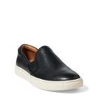 Ralph Lauren Drea Nappa Slip-on Sneaker Black