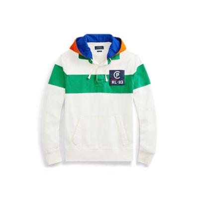 Ralph Lauren Cp-93 Classic Fit Rugby Shirt Deckwash White Multi