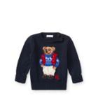 Ralph Lauren Polo Bear Cotton Sweater Hunter Navy 9m
