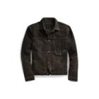 Ralph Lauren Leather-trim Selvedge Jacket Erie Wash