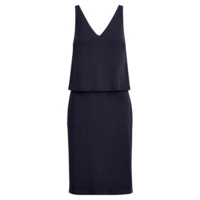 Ralph Lauren Front-overlay Jersey Dress Rl Navy
