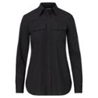 Ralph Lauren Lauren Cotton Broadcloth Shirt Polo Black
