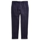 Ralph Lauren Polo Linen Suit Trouser Dark Navy And Black