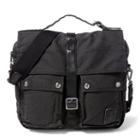 Polo Ralph Lauren Coated Canvas Messenger Bag Black