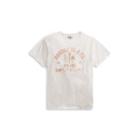 Ralph Lauren Cotton Jersey Graphic T-shirt Surplus White