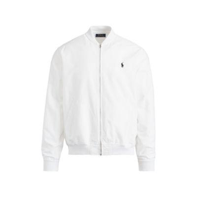 Ralph Lauren Cotton Oxford Bomber Bsr White