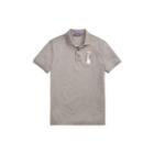Ralph Lauren Custom Fit Bear Polo Shirt Classic Light Grey Heathe