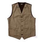 Ralph Lauren Rrl Silk-cotton Jacquard Vest Brown