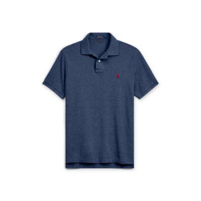 Ralph Lauren Custom Slim Fit Mesh Polo Classic Royal Heather