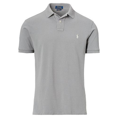 Polo Ralph Lauren Classic Weathered Mesh Polo Perfect Grey