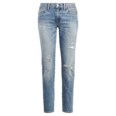 Ralph Lauren Astor Slim Boyfriend Jean Light Indigo