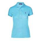 Ralph Lauren Cotton Piqu Polo Shirt Tropic Blue