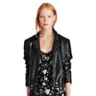 Polo Ralph Lauren Leather Moto Jacket Polo Black