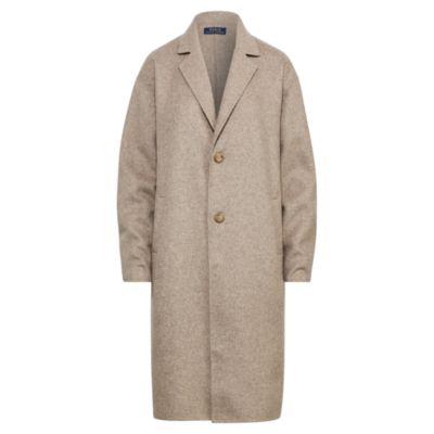 Ralph Lauren Wool-blend Coat Gravel