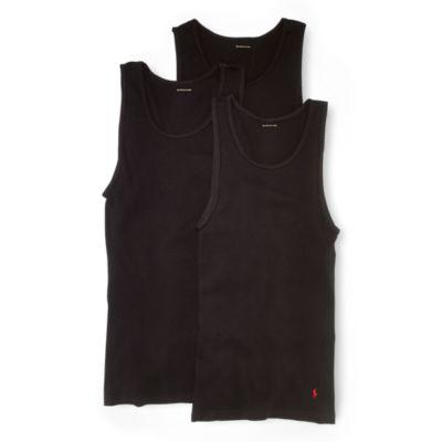 Ralph Lauren Classic Tank 3-pack Black