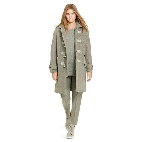 Polo Ralph Lauren Toggle-closure Wool Coat Steeple Grey