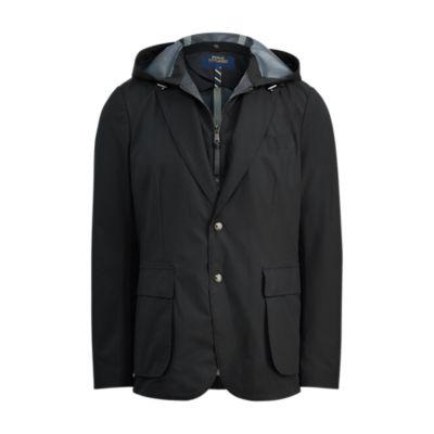 Ralph Lauren Packable Hybrid Sport Coat Polo Black