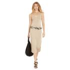 Polo Ralph Lauren Jersey V-back Dress Monument Tan