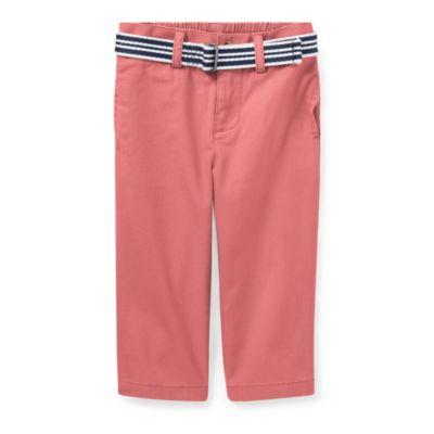 Ralph Lauren Belted Stretch Cotton Chino Adirondack Berry 6m