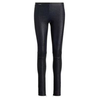 Ralph Lauren Leather Skinny Pant Navy