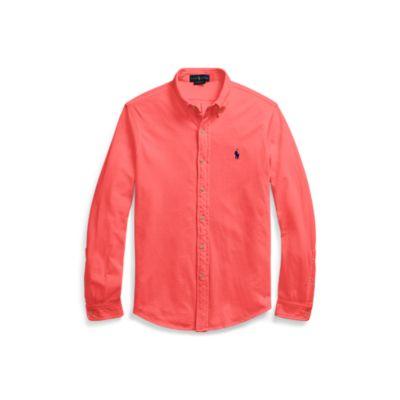 Ralph Lauren Featherweight Mesh Shirt Spring Red