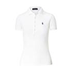 Ralph Lauren Slim Fit Stretch Mesh Polo White