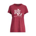 Ralph Lauren Studded-logo T-shirt Rich Cranberry/cream Sp
