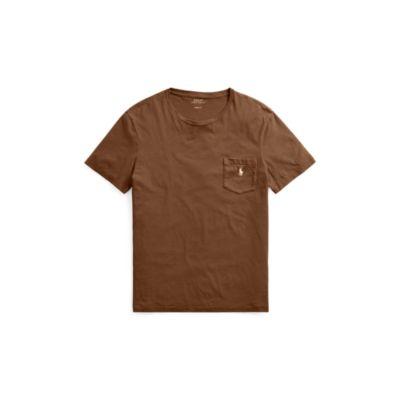 Ralph Lauren Custom Slim Fit Cotton T-shirt Warren Brown