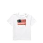 Ralph Lauren Flag Cotton Jersey T-shirt White 6m