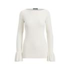 Ralph Lauren Ruffle-cuff Cotton Sweater Mascarpone Cream Mp