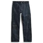 Ralph Lauren Straight Indigo Selvedge Pant Repaired Dark Wash