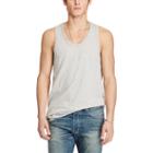 Ralph Lauren Denim & Supply Long Cotton Jersey Tank Granite Heather