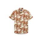 Ralph Lauren Classic Fit Hawaiian Shirt Brown Tropical